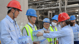 盛夏時節揮汗如雨 天業水泥人清涼度夏