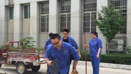 “雨季三防”工作強 生態水泥在行動